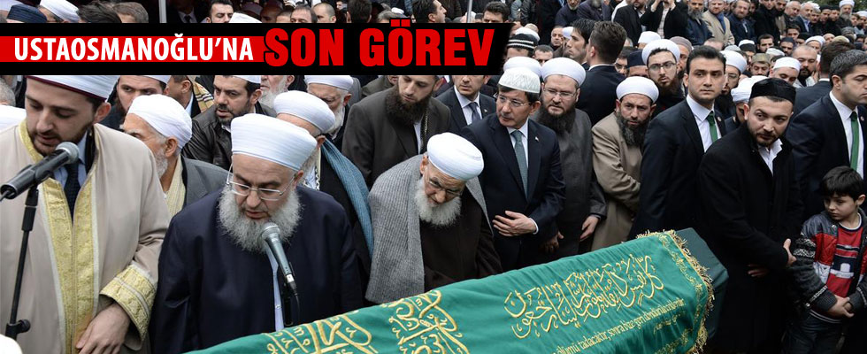 Davutoğlu, İsmail Ustaosmanoğlu’nun cenazesine katıldı