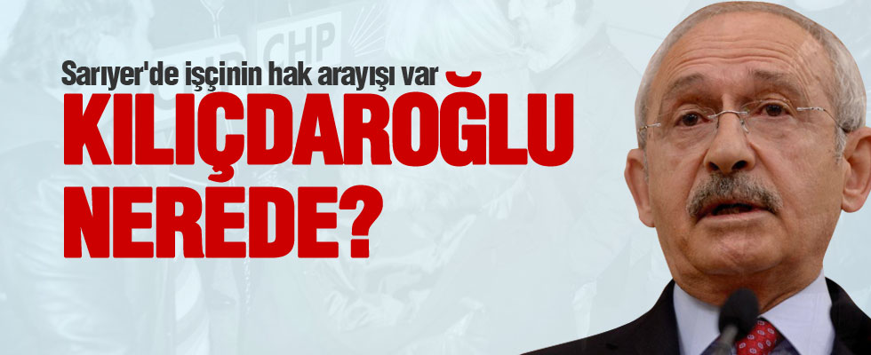 Kılıçdaroğlu, mevzu bahis CHP'li belediye olunca sessizliğe büründü.