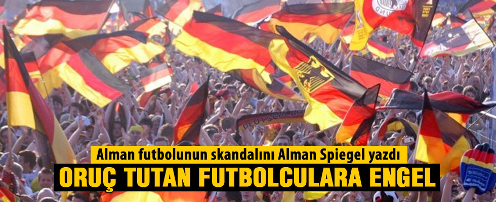 Alman futbolunda 'Oruç' tartışması