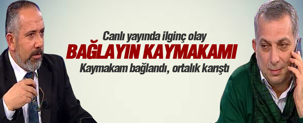 Beyaz Tv canlı yayınında ilginç olay
