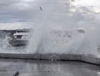 DENİZ ULAŞIMI - İstanbul'da tüm vapur seferleri iptal