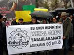 TEK GıDA - Metal İşçilerine Getirilen Grev Yasağına Tepki