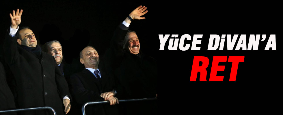 4 eski bakan için karar çıktı