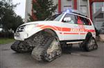 4x4 Kar Paletli Ambulans Göreve Çıktı