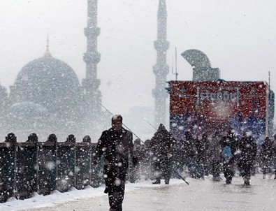 İstanbul Dikkat! akşam kar var
