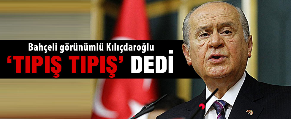Bahçeli'den tıpış tıpış çıkışı