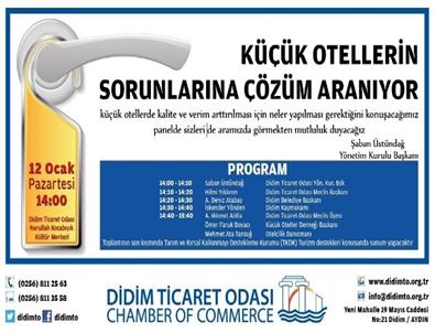 Didim’de Ertelenen Küçük Oteller Toplantısı 12 Ocak'ta Yapılacak