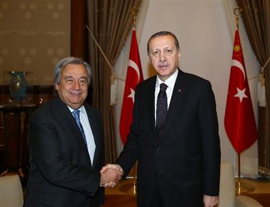 Cumhurbaşkanı Erdoğan, Bm Mülteciler Yüksek Komiseri Guterres’i Kabul Etti