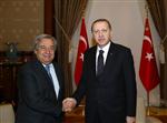 NACI KORU - Cumhurbaşkanı Erdoğan, Bm Mülteciler Yüksek Komiseri Guterres’i Kabul Etti