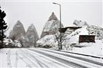 GÖREME - Göreme’de Kar Yağışı
