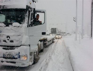 Karadeniz Sahil Yolu'nda Devrilen Tır Ulaşımı Felç Etti