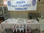 Digor’da 3 Bin Paket Kaçak Sigara İmha Edildi