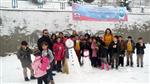 GIDA BOYASI - En Farklı Kardan Adamı Yapanlar Kupayı Kaptı