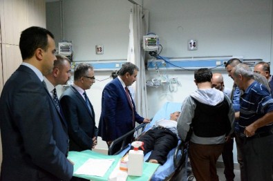 BBP Genel Başkanı Destici, Yaralıları Hastanede Ziyaret Etti
