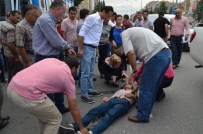 Kamyonet Bisiklete Çarptı Açıklaması 2 Yaralı