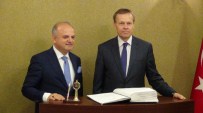 DIPLOMAT - Vali Çakacak, Litvanya Büyükelçisi'ni Konuk Etti