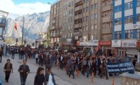 SIHHİYE - Ankara'daki Saldırı Hakkari'de Protesto Edildi