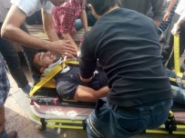 ELEKTRİKLİ BİSİKLET - Aydınlatma Direğine Çarpan Bisikletli Sürücüsü Yaralandı