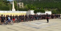 BILGE KAĞAN - Bisikletçilerden Şehitlere Saygı