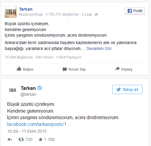 Tarkan'da çok sert patlama mesajı!