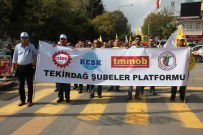 HÜSEYİN PEHLİVAN - Ankara'daki Terör Saldırısı Tekirdağ'da Protesto Edildi