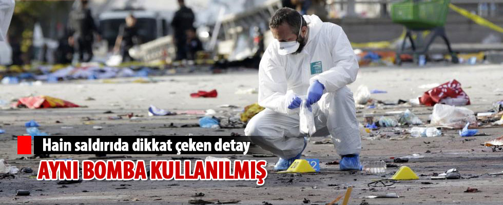 Ankara ve Suruç'ta aynı bilye kullanıldı