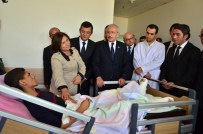CEMIL ÇELIK - Kılıçdaroğlu Çifti Yaralıları Ziyaret Etti