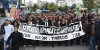 İŞ BIRAKMA EYLEMİ - Maltepe Belediyesi Ankara'daki Katliamı İş Bırakarak Protesto Etti