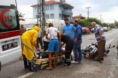Ortaca'da Trafik Kazası; 1 Yaralı