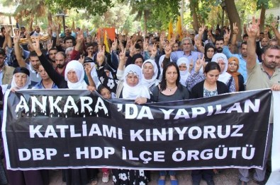 Viranşehir'de Ankara'daki Terör Saldırısına Tepki