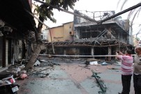 Alanya'da Gece Çıkan Yangından Sabaha Enkaz Yığını Kaldı