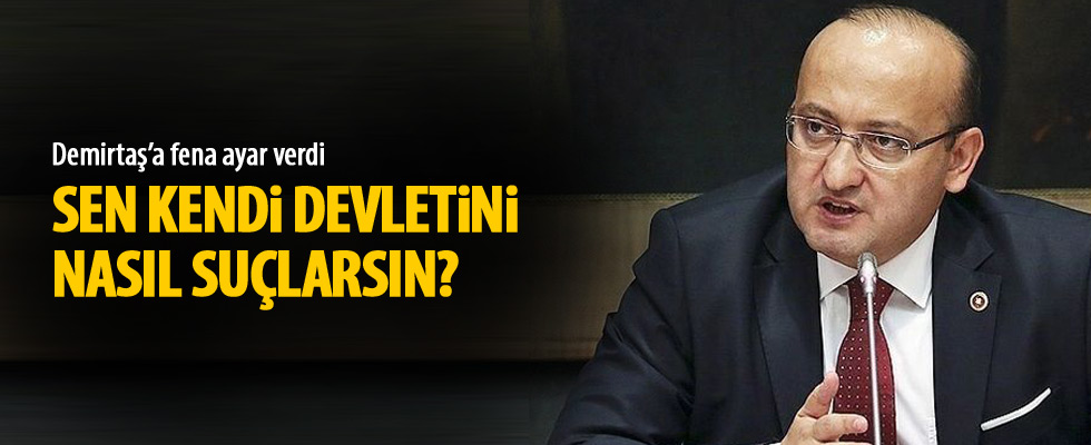 Akdoğan'dan Demirtaş'a çok sert tepki