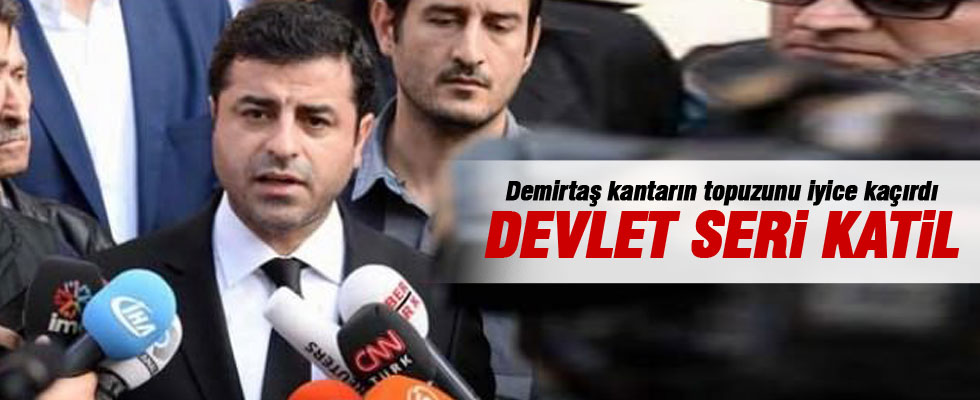 Demirtaş iyice haddini aştı