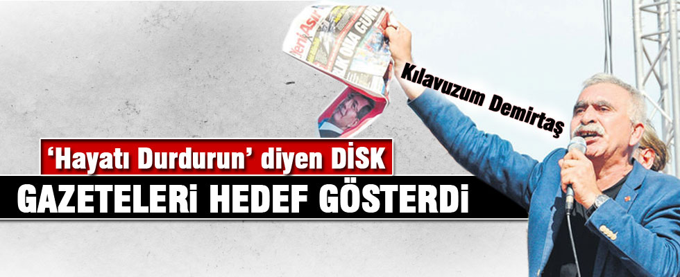 DİSK'in Ege temsilcisinden provokasyon