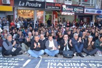 İSMAİL YILMAZ - Oturarak Terörü Protesto Ettiler