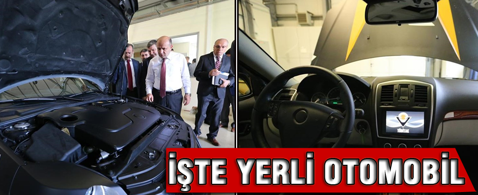 Yerli otomobilin ilk görüntüsü yayınlandı