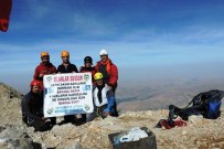 DEMİRKAZIK DAĞI - Demirkazık Zirvesinden Barışa Haykırış