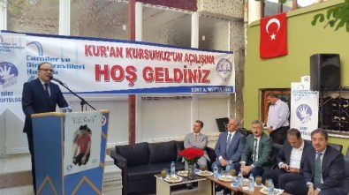 Siirt'te Kuran Kurslarının Açılışı Yapıldı