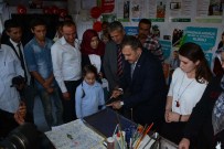 Bakan Eroğlu Ebru Sanatı Yapıp Cam Üfledi Haberi