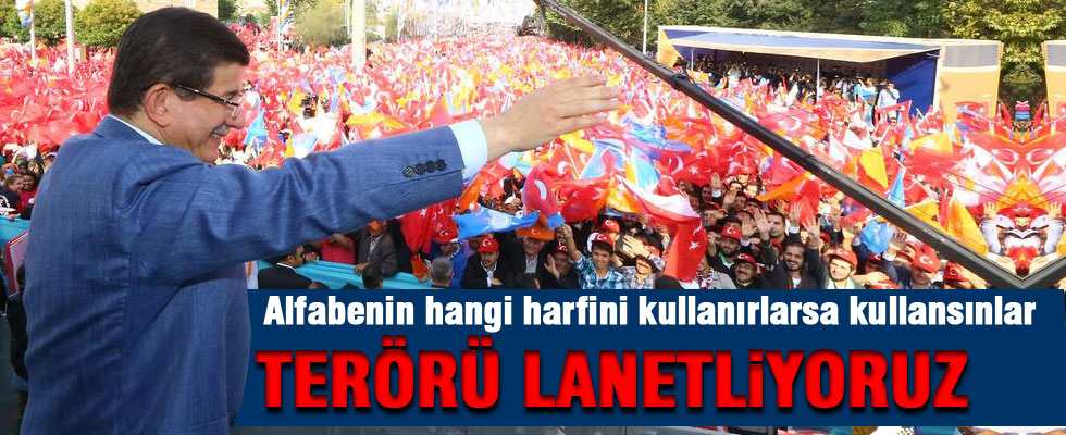 Başbakan Davutoğlu: Terörün iyisi kötü olmaz