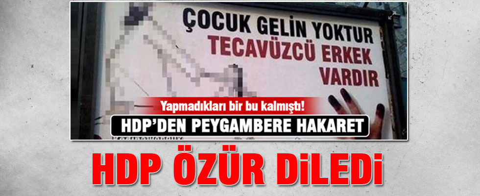 HDP'li belediye özür diledi