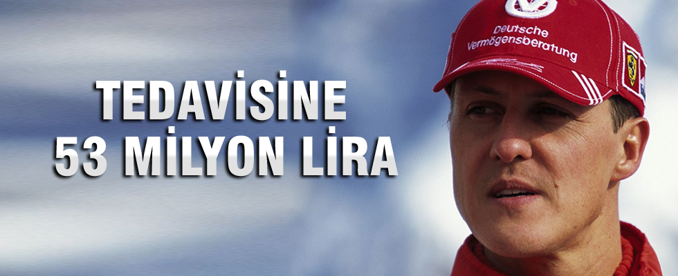 Schumacher'in tedavisine 53 milyon lira