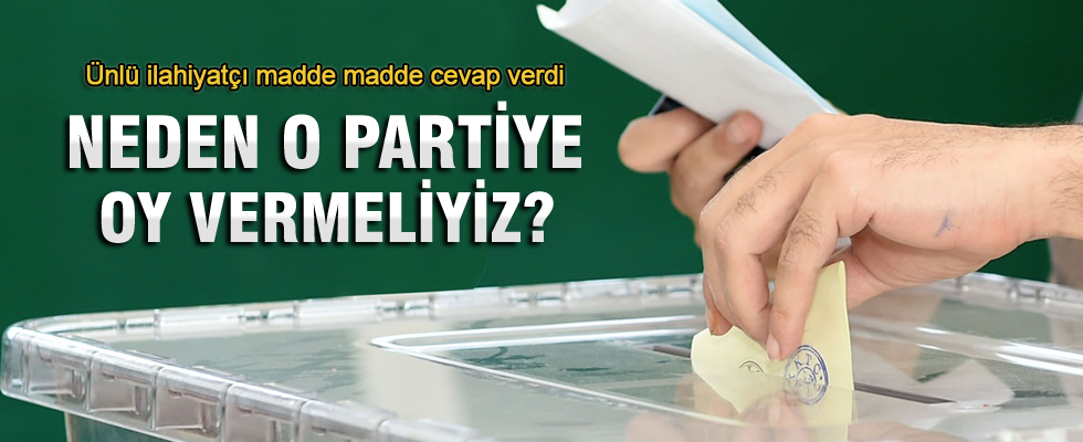 Neden AK Parti'ye oy vermeliyiz?