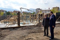 Palandöken Belediye Hizmet Binası İnşaatı Hızla Yükseliyor