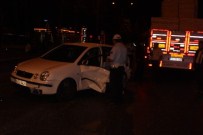 Tır Otomobili Biçti Bir Ağır Yaralı