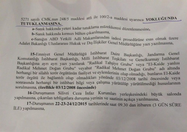 Fethullah Gülen gıyaben tutuklandı