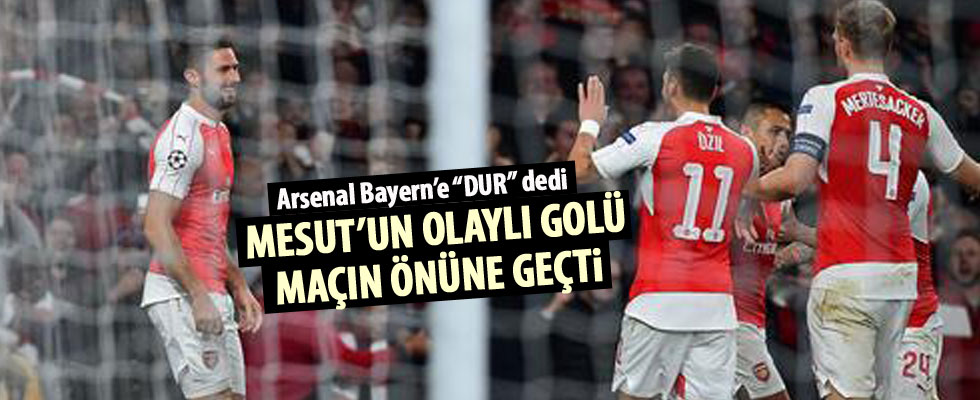 Cüneyt Çakır'ın yönettiği maçı Arsenal kazandı