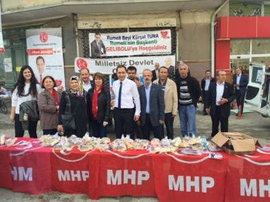 MHP 'Helal Lokma' Dağıttı