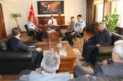 Samsat İlçesinde Seçim Güvenliği Toplantısı Yapıldı