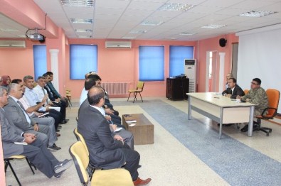 Samsat'ta Okul Güvenliği Toplantısı